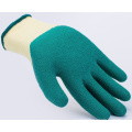 10 калибровочных T/с Латекс покрытием перчатки, Морщинка закончить Вязание резиновые перчатки хлопка работая